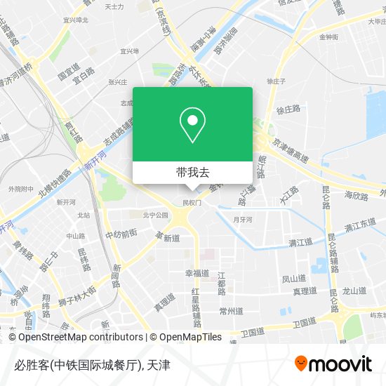 必胜客(中铁国际城餐厅)地图