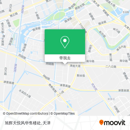 旭辉天悦风华售楼处地图