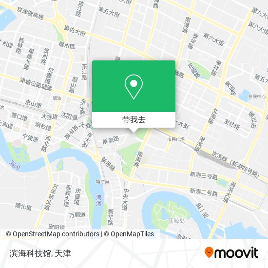 滨海科技馆地图