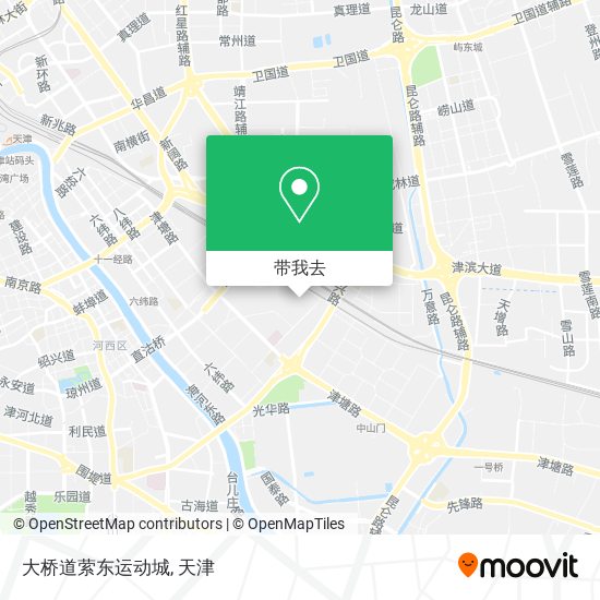大桥道萦东运动城地图