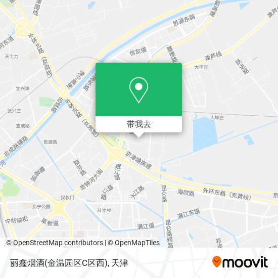 丽鑫烟酒(金温园区C区西)地图