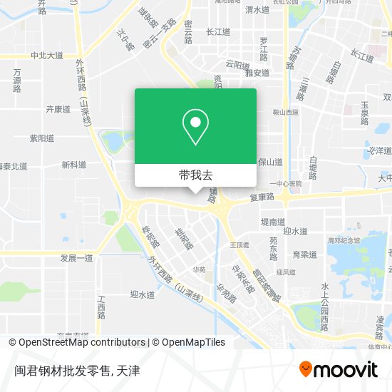 闽君钢材批发零售地图
