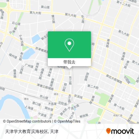 天津学大教育滨海校区地图