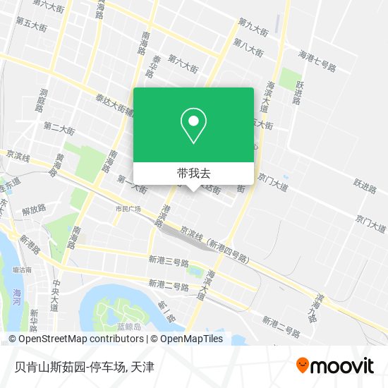 贝肯山斯茹园-停车场地图
