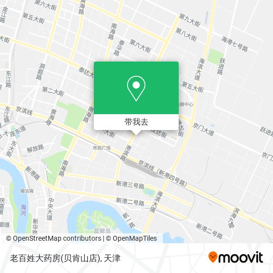 老百姓大药房(贝肯山店)地图