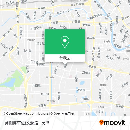 路侧停车位(文澜路)地图