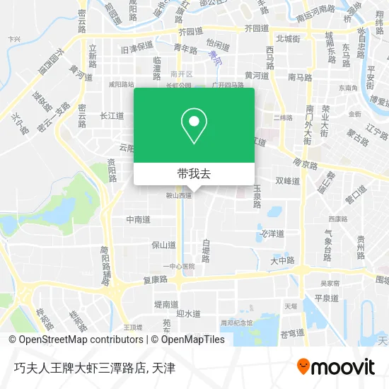 巧夫人王牌大虾三潭路店地图