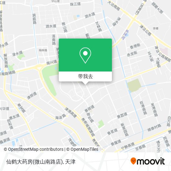 仙鹤大药房(微山南路店)地图