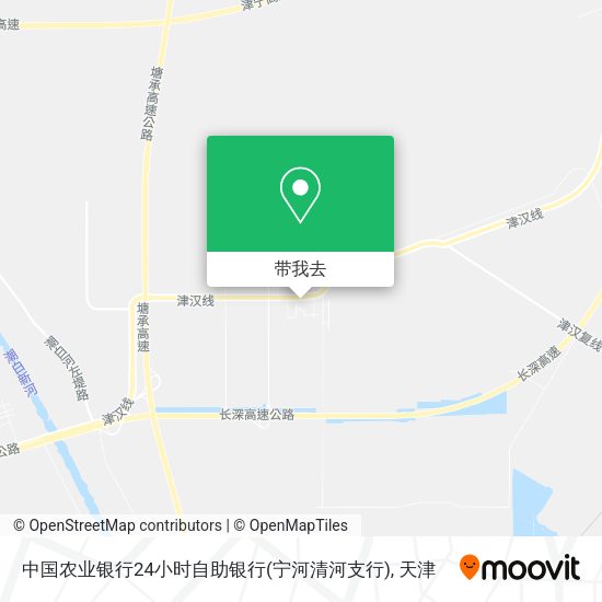中国农业银行24小时自助银行(宁河清河支行)地图