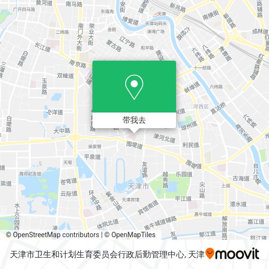 天津市卫生和计划生育委员会行政后勤管理中心地图
