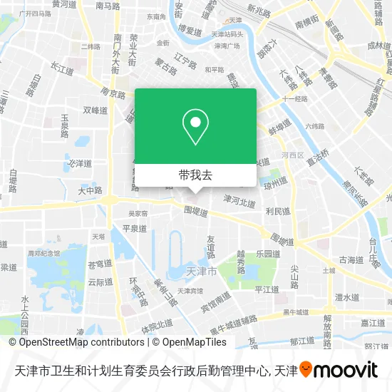 天津市卫生和计划生育委员会行政后勤管理中心地图
