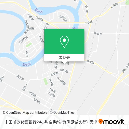 中国邮政储蓄银行24小时自助银行(凤凰城支行)地图