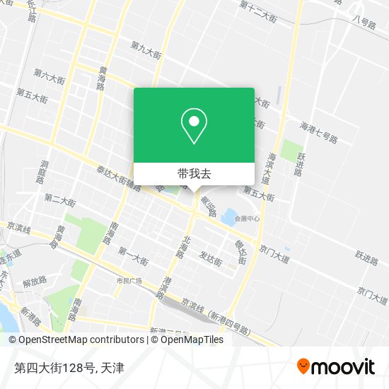 第四大街128号地图
