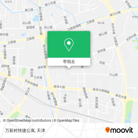 万新村快捷公寓地图