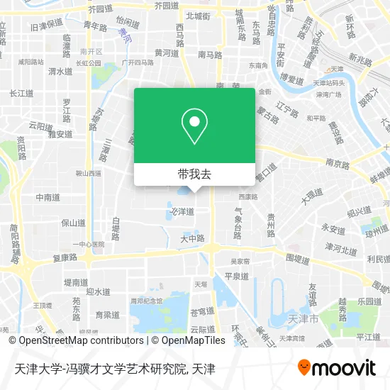 天津大学-冯骥才文学艺术研究院地图