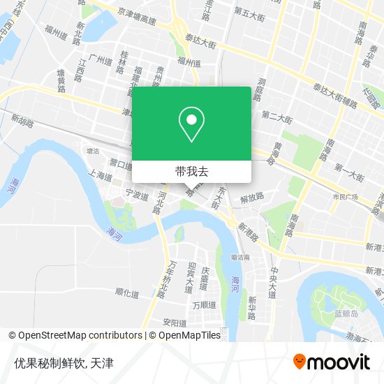 优果秘制鲜饮地图
