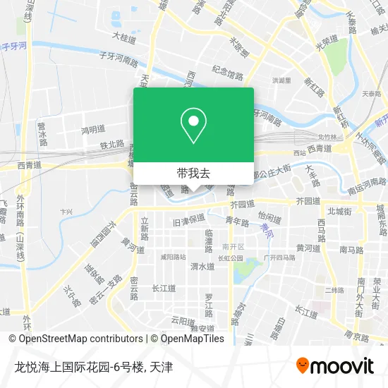 龙悦海上国际花园-6号楼地图