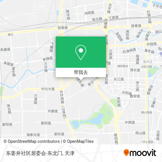 东姜井社区居委会-东北门地图