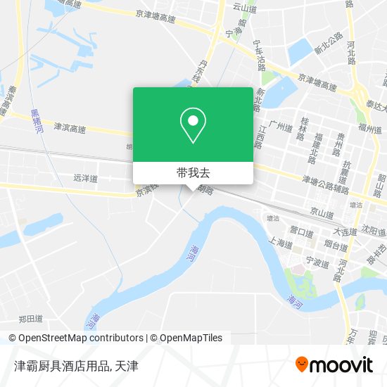 津霸厨具酒店用品地图