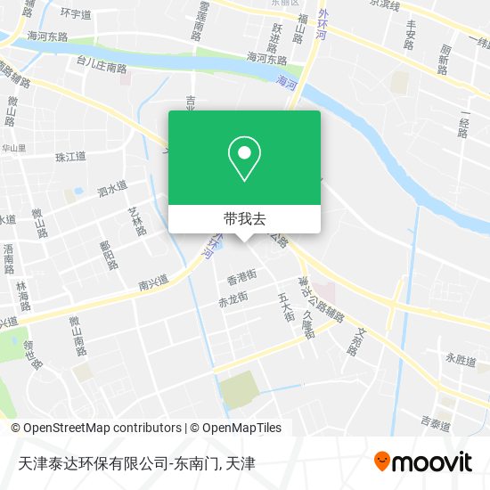 天津泰达环保有限公司-东南门地图