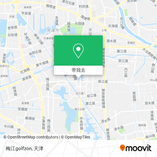 梅江golfzon地图