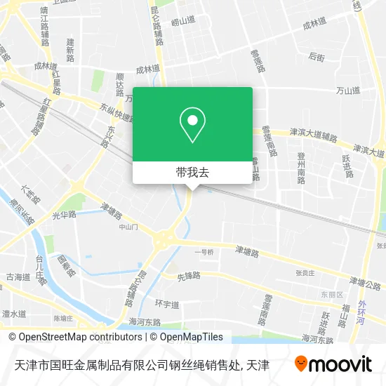 天津市国旺金属制品有限公司钢丝绳销售处地图