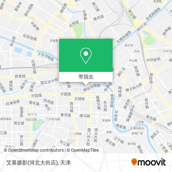 艾慕摄影(河北大街店)地图