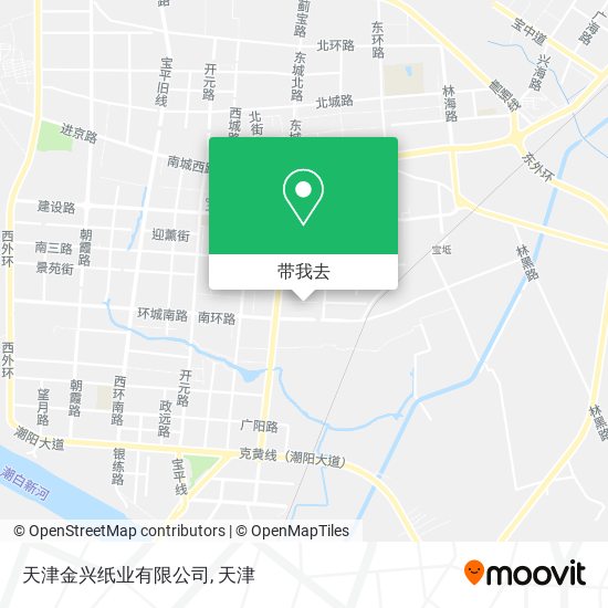 天津金兴纸业有限公司地图