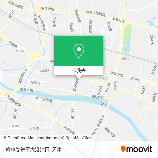鲜粮卷饼王大港油田地图