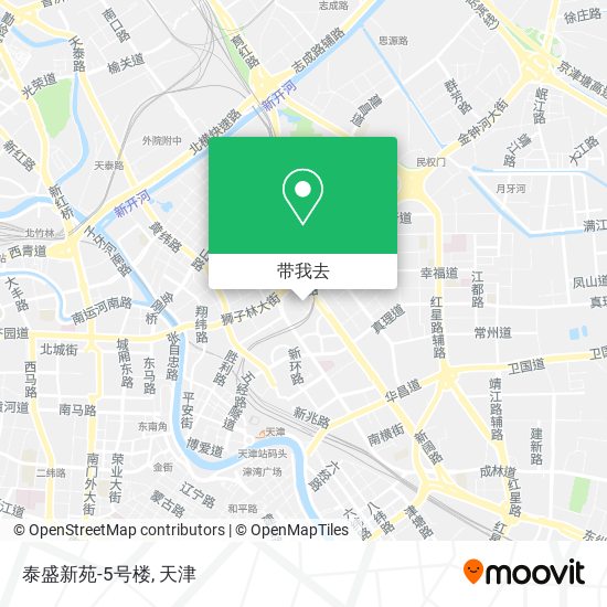 泰盛新苑-5号楼地图