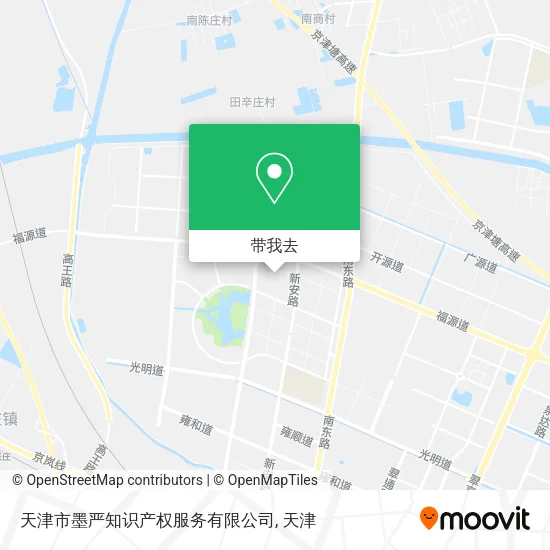 天津市墨严知识产权服务有限公司地图