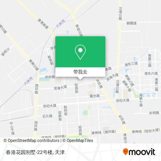 春港花园别墅-22号楼地图