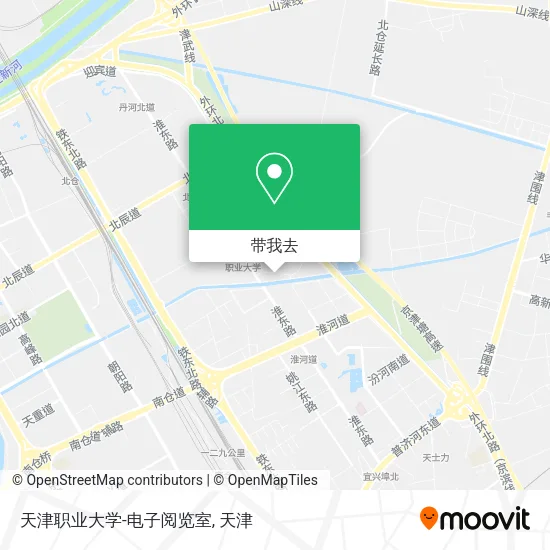 天津职业大学-电子阅览室地图