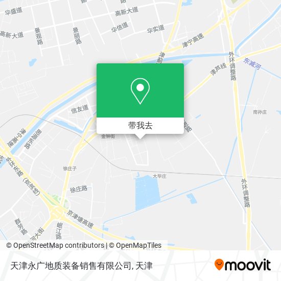 天津永广地质装备销售有限公司地图