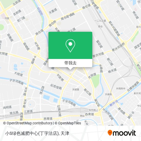 小S绿色减肥中心(丁字沽店)地图