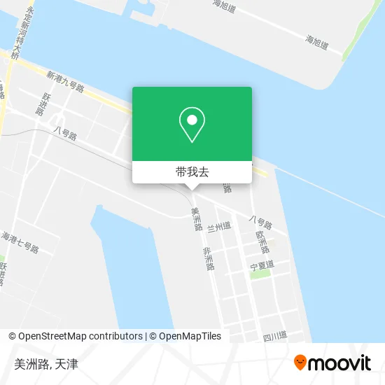 美洲路地图