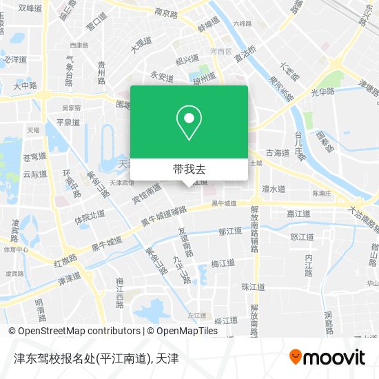 津东驾校报名处(平江南道)地图