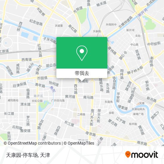 天康园-停车场地图