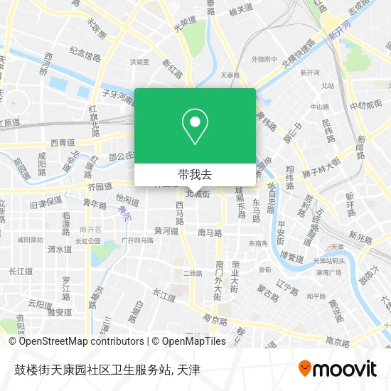 鼓楼街天康园社区卫生服务站地图