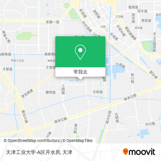 天津工业大学-A区开水房地图