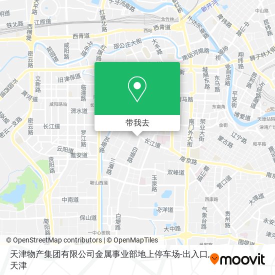 天津物产集团有限公司金属事业部地上停车场-出入口地图