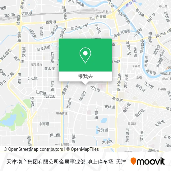 天津物产集团有限公司金属事业部-地上停车场地图