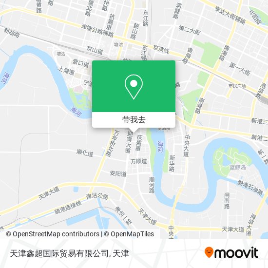 天津鑫超国际贸易有限公司地图