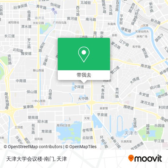 天津大学会议楼-南门地图
