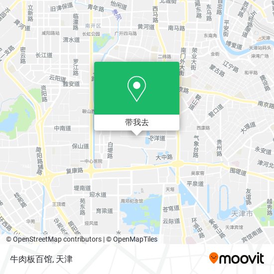 牛肉板百馆地图
