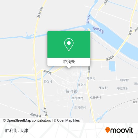 胜利街地图
