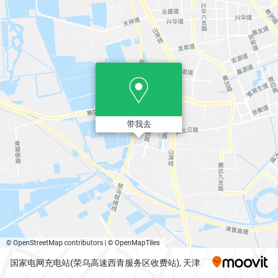 国家电网充电站(荣乌高速西青服务区收费站)地图