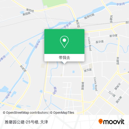 雅馨园公建-25号楼地图