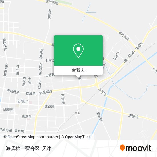 海滨棉一宿舍区地图