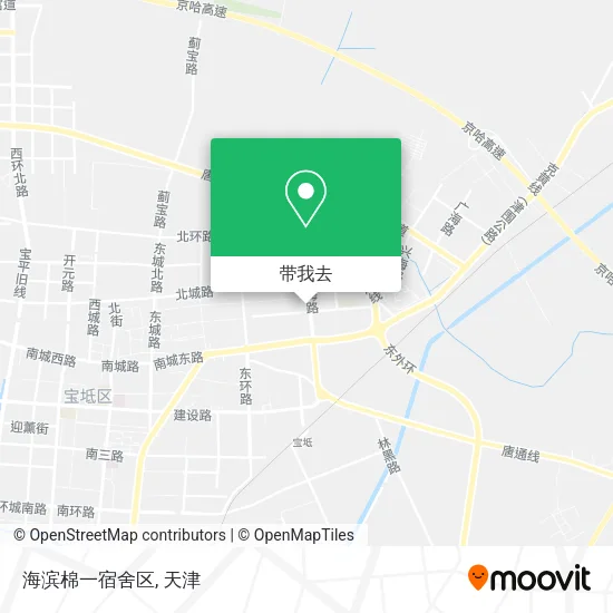 海滨棉一宿舍区地图